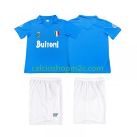 Napoli 1987 Retro Bambino Maglia Prima 1988 Manica Corta